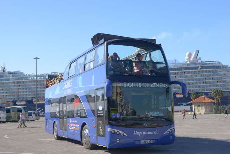 Le bus touristique d'Athènes vous attend !