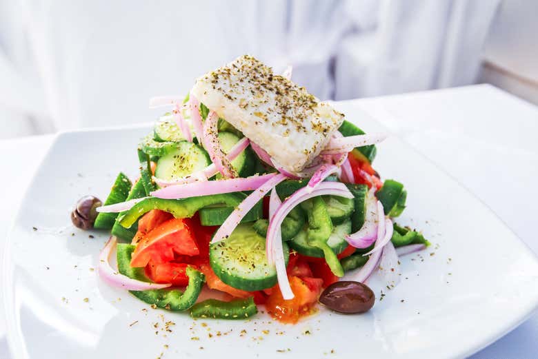 Un piatto di Saganaki