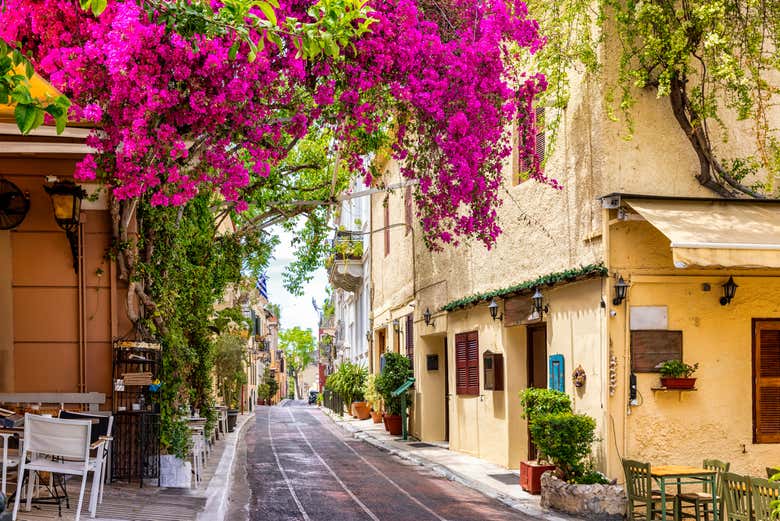 Una stradina di Plaka