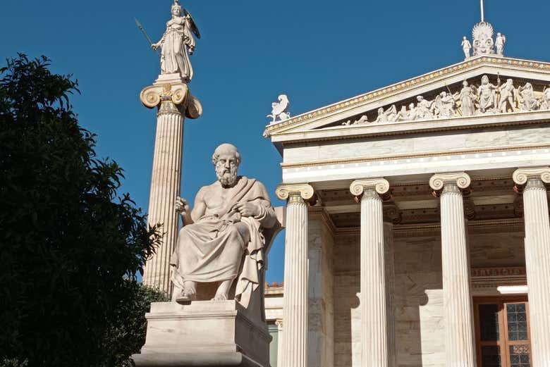 Pórtico principal da Academia de Atenas