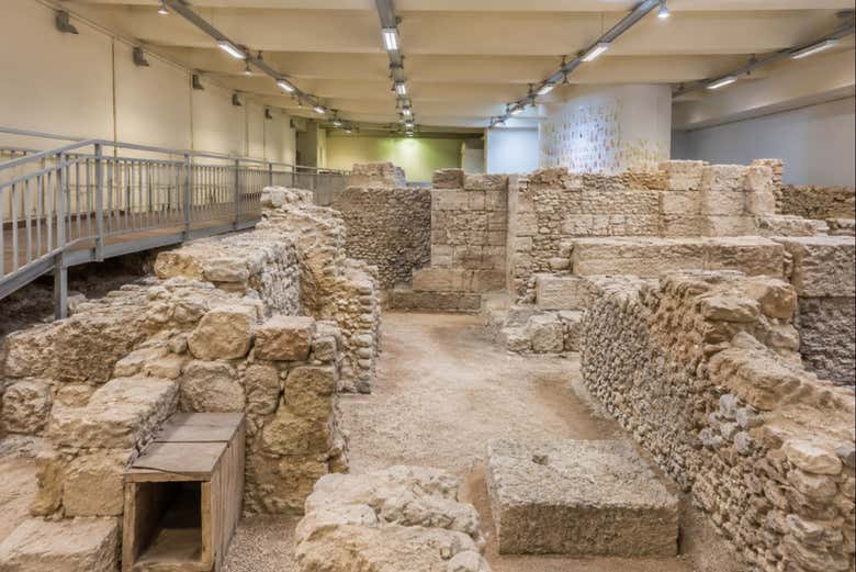 Restos arqueológicos de una estación