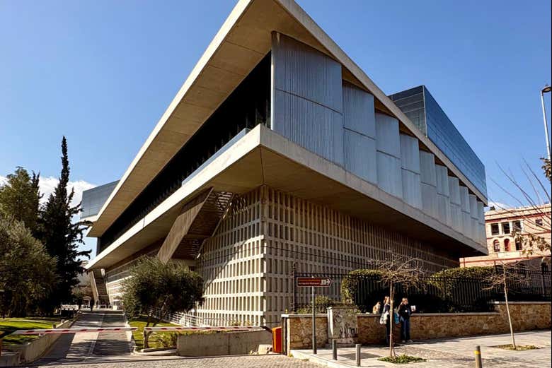 La struttura del Museo dell'Acropoli