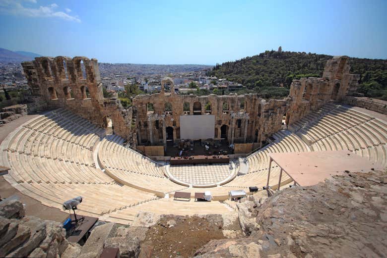 Teatro in pietra nell'Acropoli