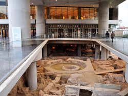Acropolis Museum, excavations