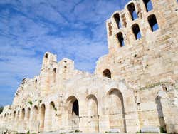 Odeon de Herodes Atticus, exterior