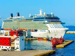 Cruise ship in Athens, Port of Piraeus