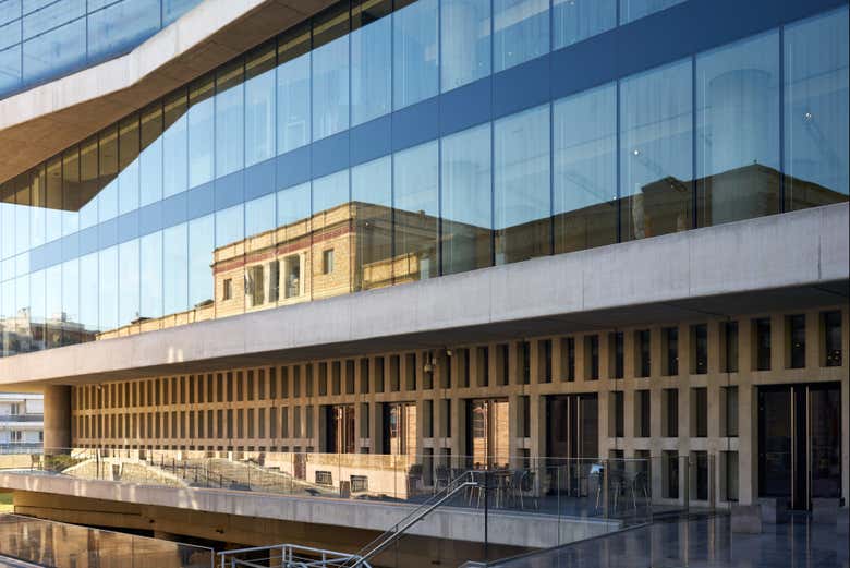 Ventanales en el Museo de la Acrópolis