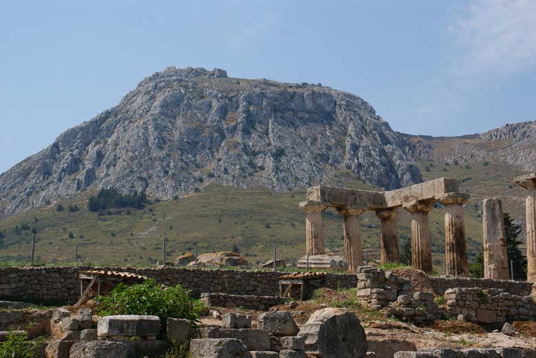 Views of the Acrocorinth