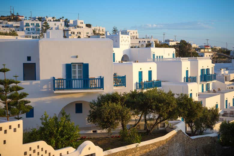 Casas típicas de Mykonos