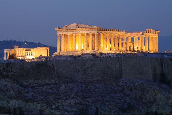 Paseo nocturno por Plaka y Monastiraki