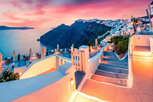 Santorini e Paros em 5 dias