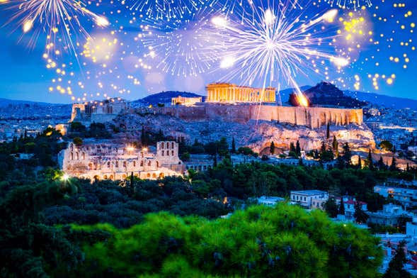 Tour por Atenas en Navidad