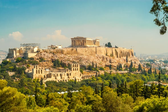 Tour de Atenas, la Acrópolis y Plaka para cruceros