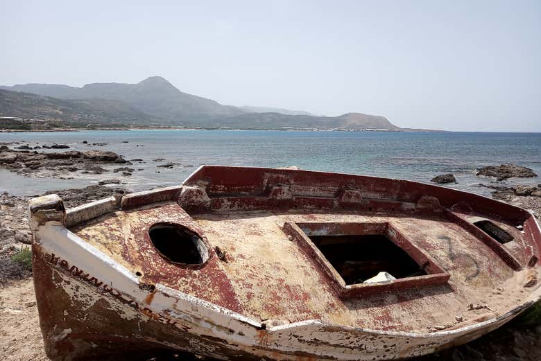 Disfrutaréis de la playa Falasarna