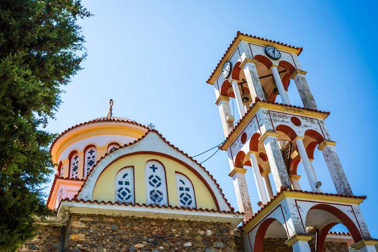 Dettaglio della chiesa di Elos