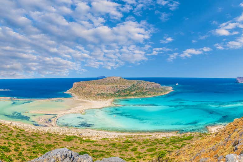L'isola di Gramvousa si trova in un luogo bellissimo