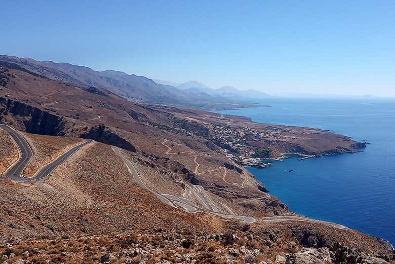 Parajes del sur de Creta