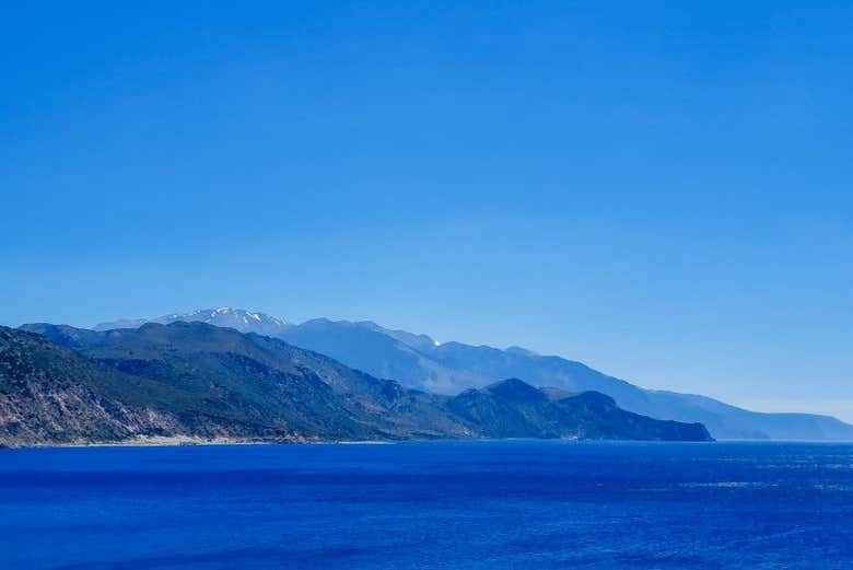 Relax in the idyllic seaside village of Loutro