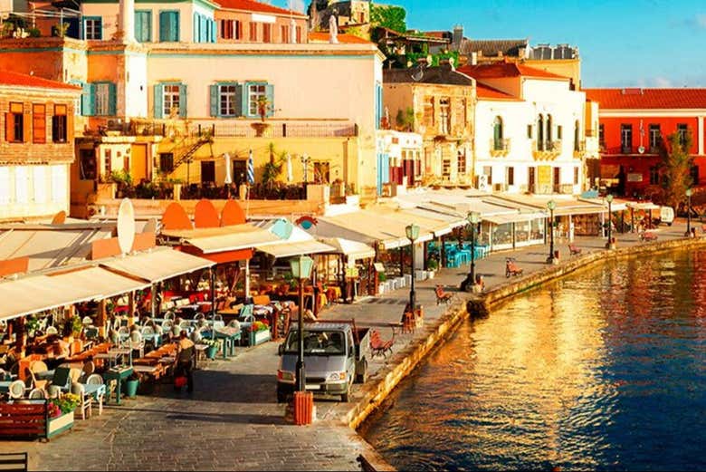 Antiguo puerto veneciano de Canea