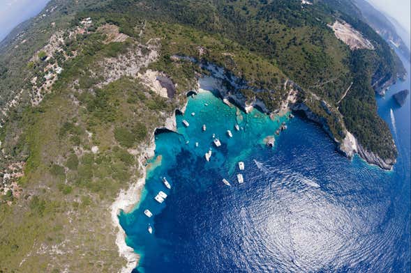 Paxos, Antipaxos, Lakka & Blue Caves Cruise