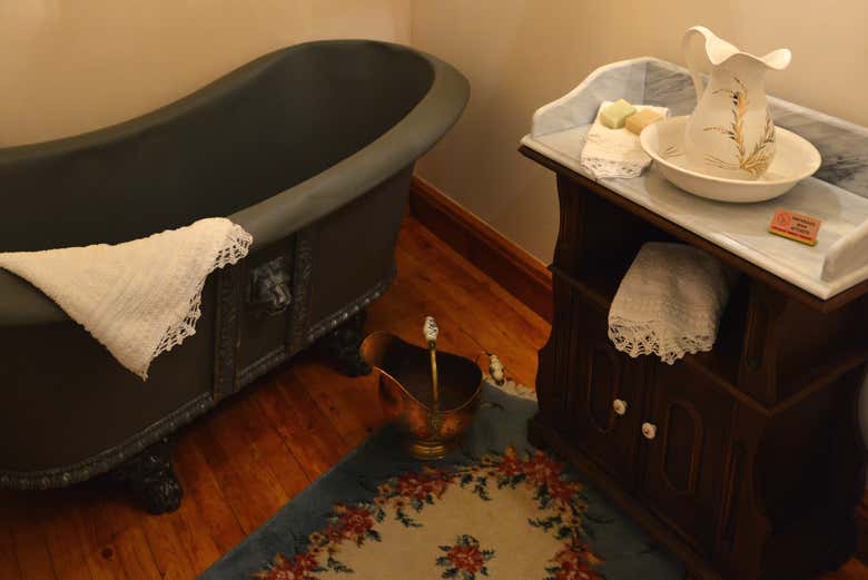 The bathroom