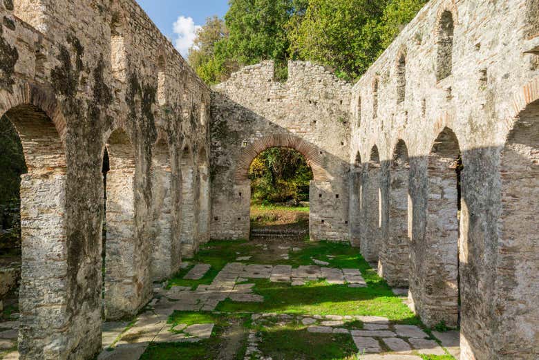 Ruins of a Bizantinian church