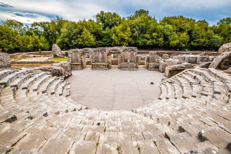 Antique theatre in Butrinto