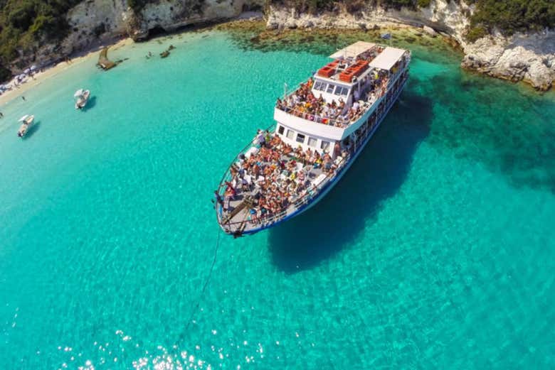 Bateau pendant l'activité
