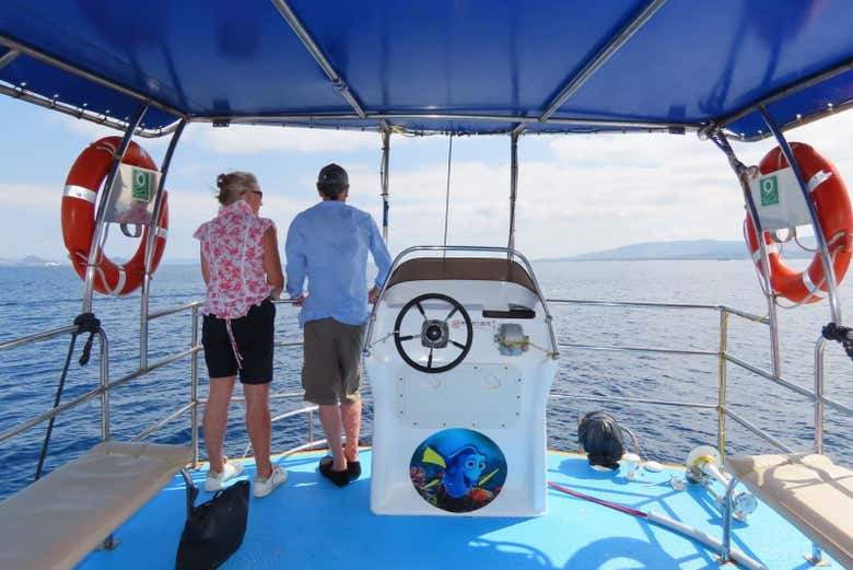 Enjoy the views from the boat