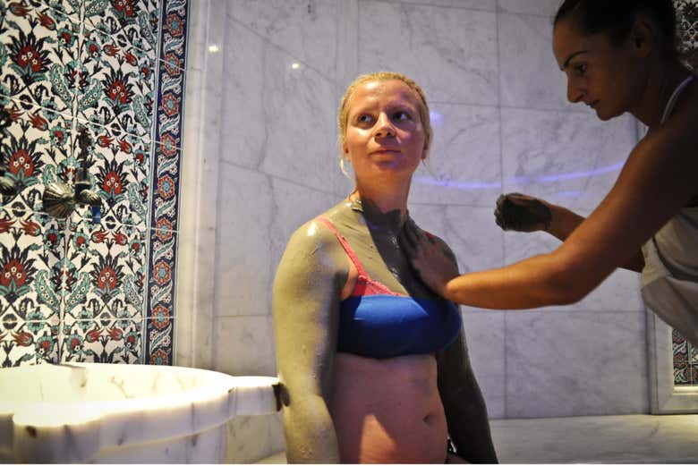 Massage à la boue