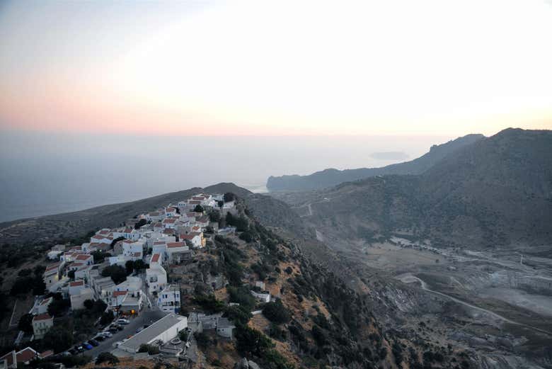 Vue sur l'île