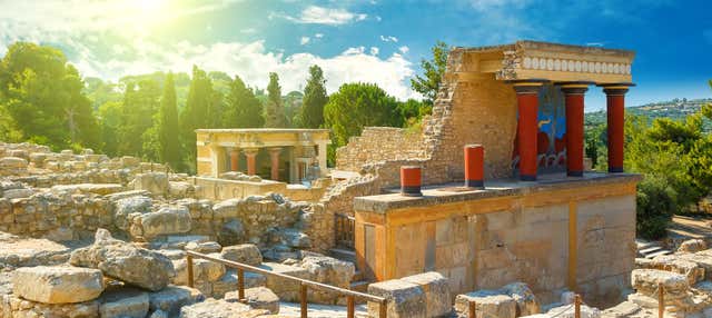 Entrada al Palacio de Knossos