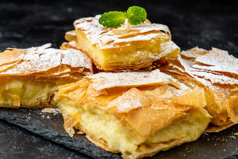 Probaremos las clásicas bougatsa
