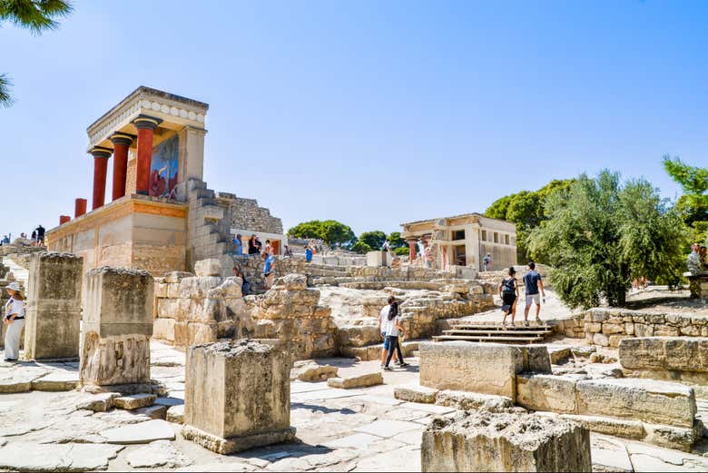 Visite du site archéologique de Cnossos