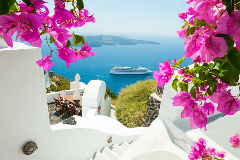Excursão a Santorini