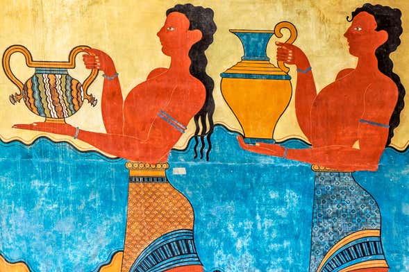 Visita guiada pelo Palácio de Knossos