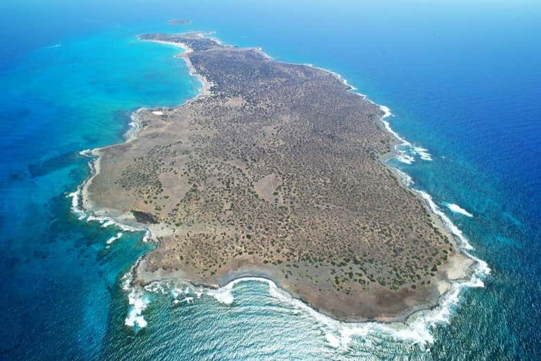 Panoramica dell'isola di Chrissi