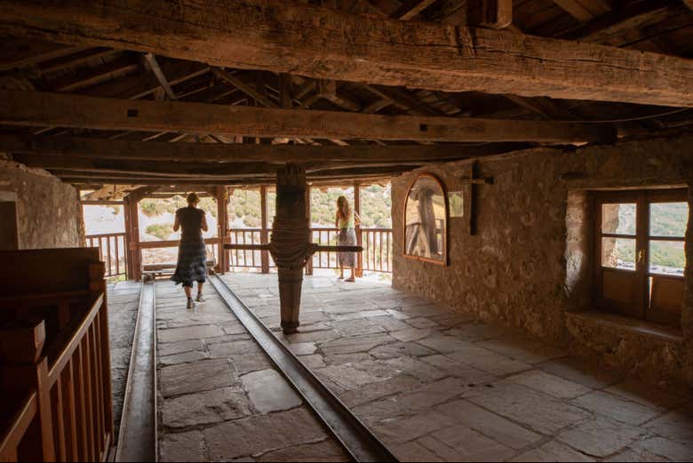 Interior del monasterio Varlaam