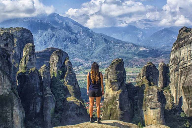 Admirando as fascinantes paisagens de Metéora