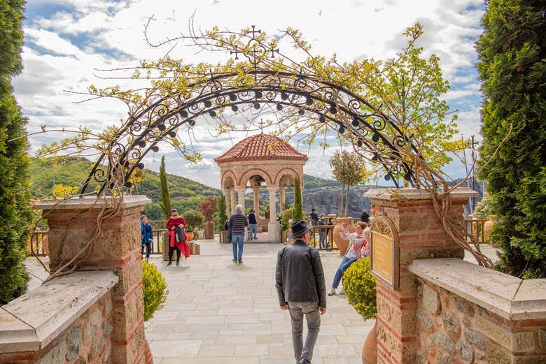 Enjoy stunning views from the monastery patios