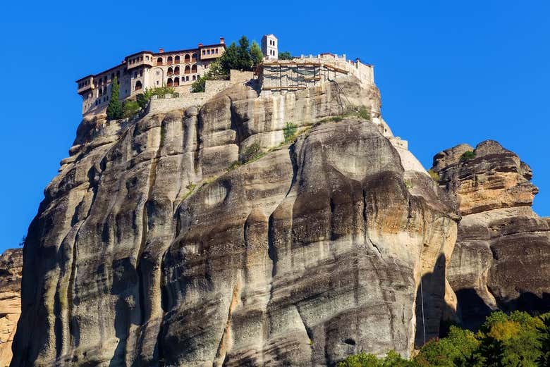 Vue panoramique sur le Monastère de Roussanou