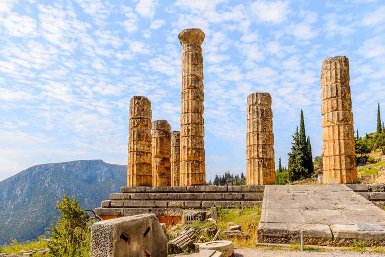 See the Temple of Hera, where the Olympic fire is lit