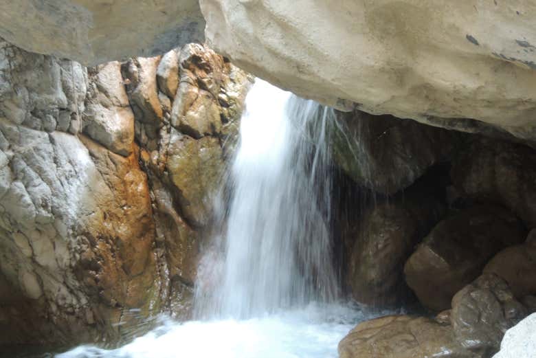 Waterfall in Sarakina gorge