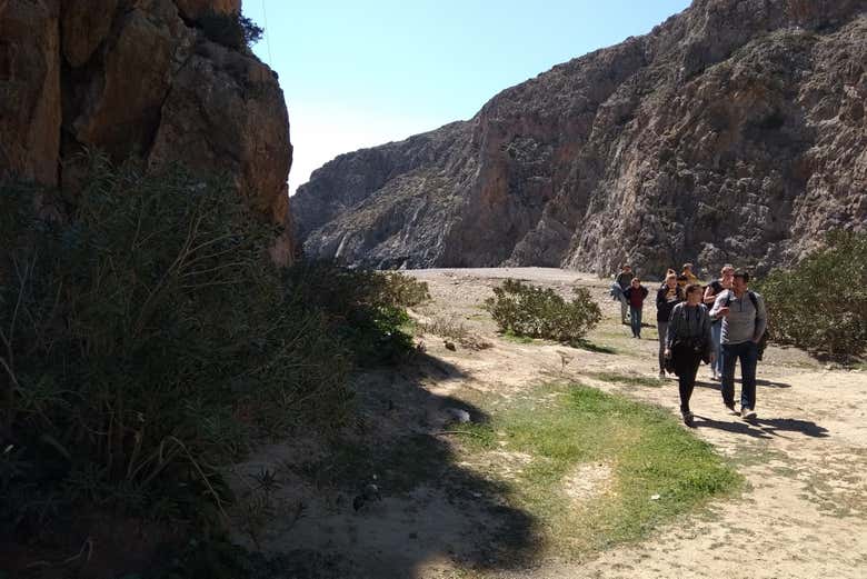 Passeando pela garganta de Agiofarago