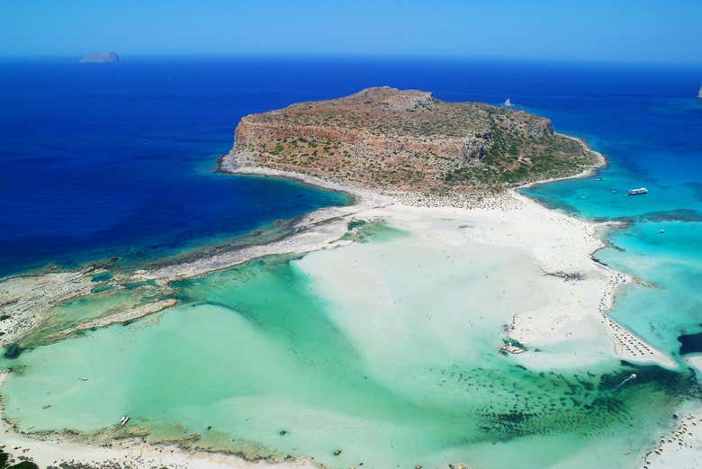 Vista aérea de Gramvousa