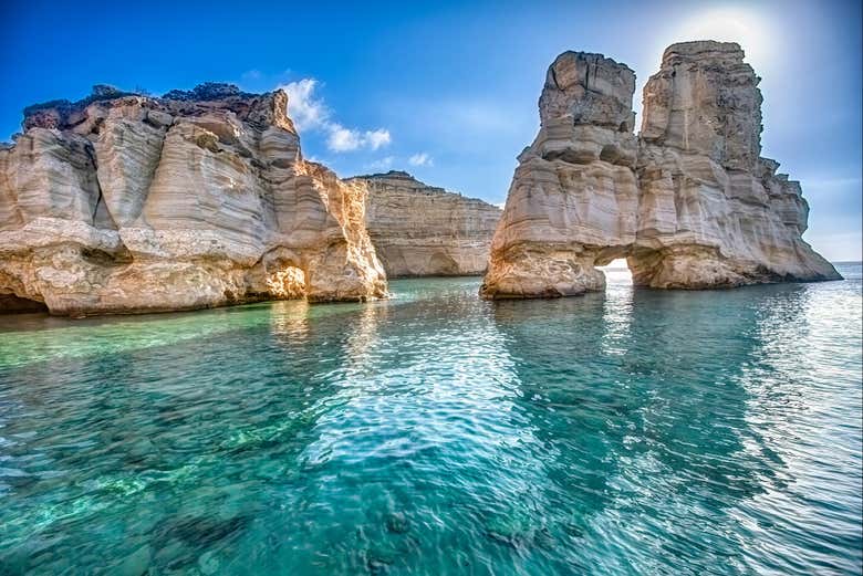 Admire impressive rock formations