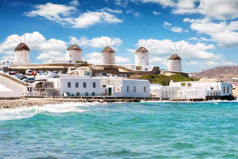 Los molinos de viento de Mykonos