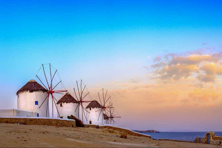 Los molinos de Mykonos