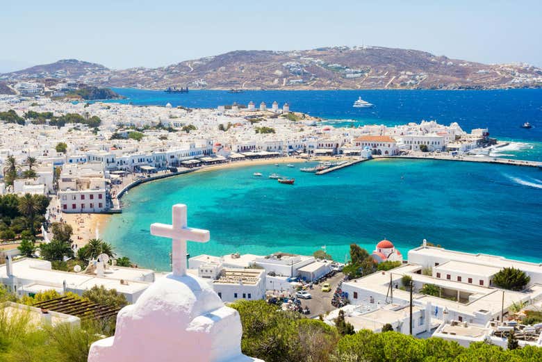 Vista panorámica de Chora