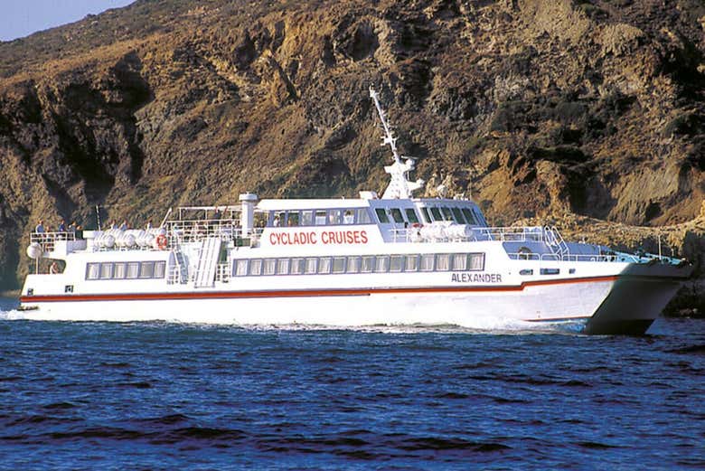 Bateau de l'excursion